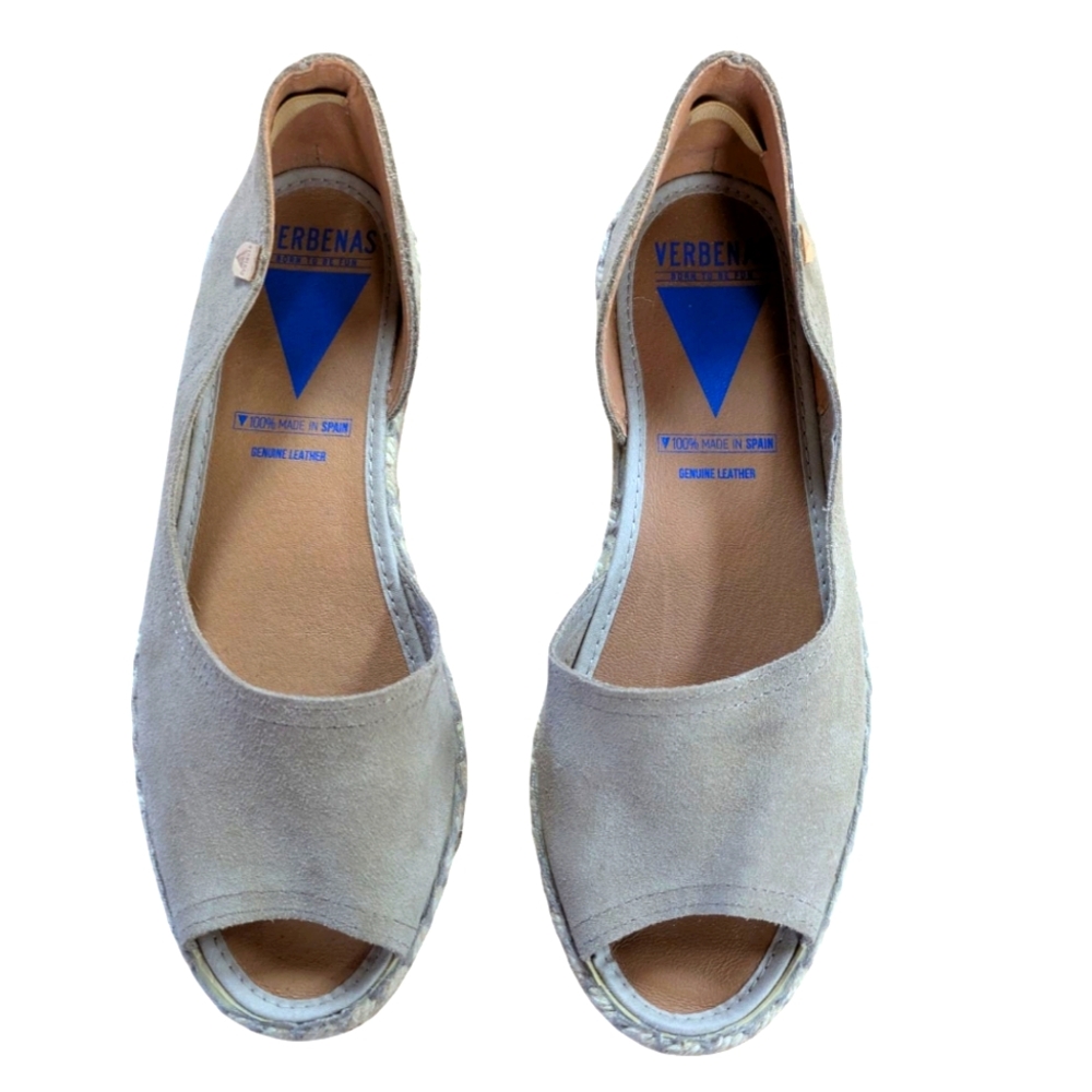 Verbena Cruz Tan D'Orsey Espadrille Flats Size 39 - Picture 2 of 11